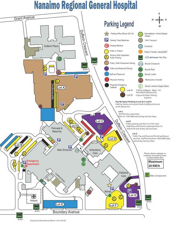 The parking areas listed above in Table 4.6 can be identified and located on Figure 4.