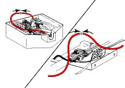 Connect the red tubing (1/8" OD) to the matching red tubing in the junction box using an inline barb and uni-clamps (see Figure 12) 3.