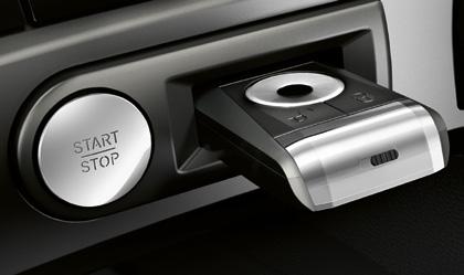 Engine start/stop button Insert key Press engine start/stop button gently pressing once activates the vehicle s