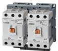 Reversing contactors Description Circuit diagram - Two AC or DC control contactors are interlocked mechanically and electrically - 3-pole(NO) main contact in each contactor - Finger proof design -