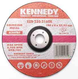 230 CUTTING & GRINDING DISCS Depressed Centre & Flat Reinforced Cutting & Grinding Discs All Kennedy Depressed Centre and Flat Reinforced Cutting Wheels now carry the osa (The Organisation for the