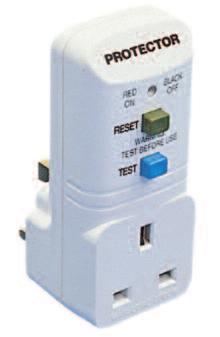 In-Line RCD The in-line RCD is wired directly into the cable between the appliance