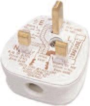 Outlets KEN-280 8-1350K European Plug Adaptor Converts the UK three pin plug for use