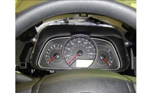 (j) Remove the instrument cluster.