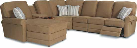 764 ADDISON LA-Z-TIME RECLINING SECTIONAL Shown in Hobbs C148835 Sisal; P1 J137762 4DP-764 POWER 40D-764 NON-POWER 4EP-764 POWER 40E-764 NON-POWER 04C-764 04M-764 4SP-764 POWER 40S-764 NON-POWER