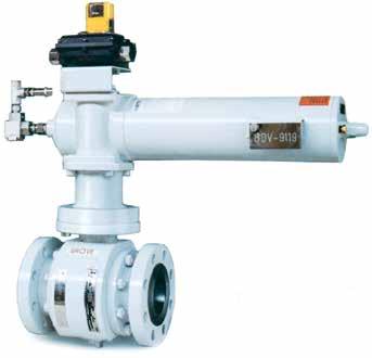 The stem of the GROVE B4 valves has an anti-blowout design and incorporates a double-barrier system.
