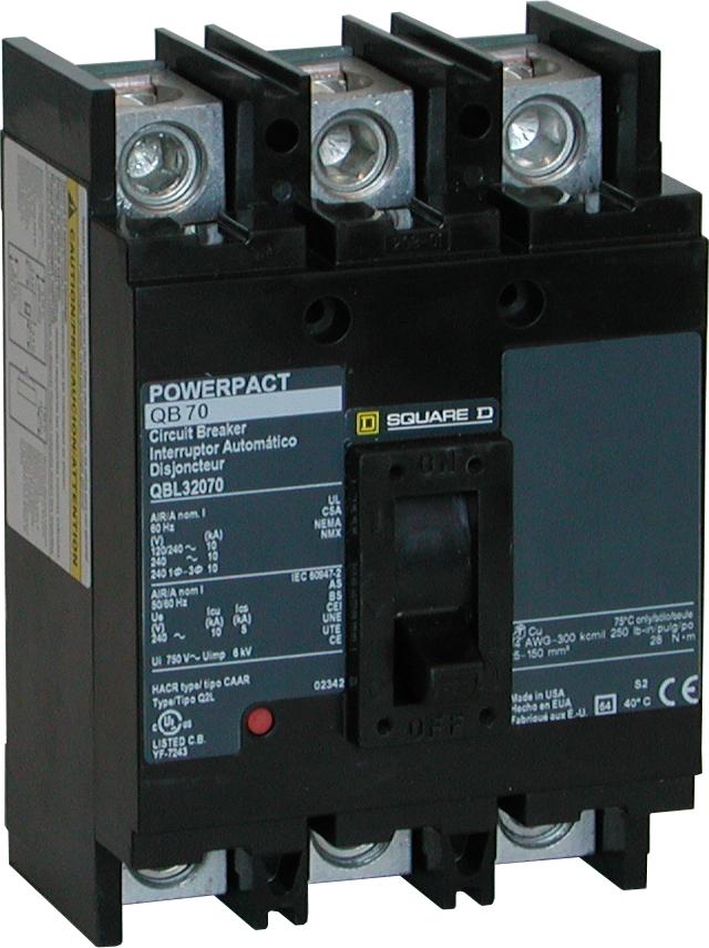 Applications The PowerPact Q-frame circuit breakers are used for overcurrent protection and switching on ac systems.