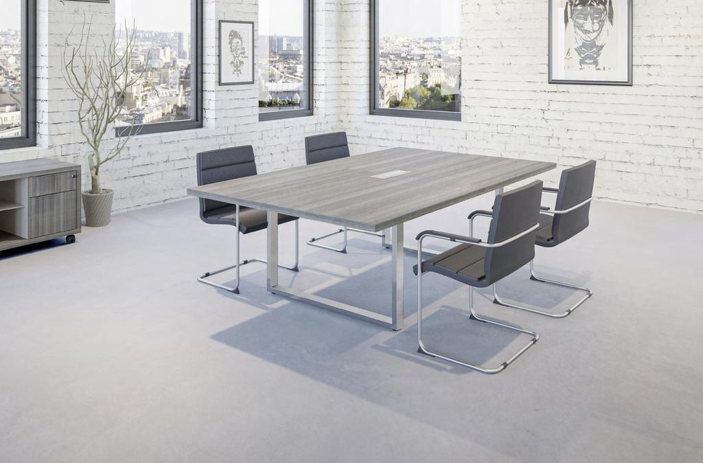 PRESTIGE MEETING COSSU The quality of the Prestige collection, available in executive meeting, and extendable conference furniture, is defined by its use of premium materials and quality of design.
