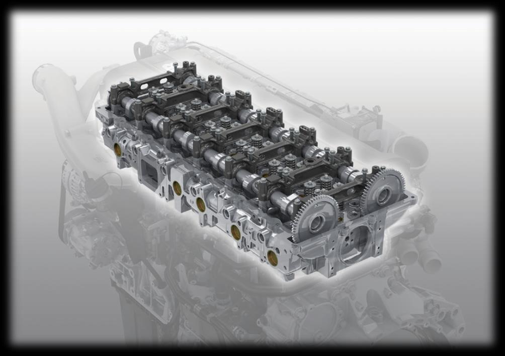 CYLINDER HEAD 1-Piece Design Integrated Intake Manifold Compacted Graphite Iron CGI