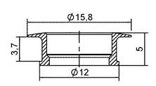 200 4002-NS Plus Flush Mounting For Panel Thickness from 1,65 to 2,40 Steel/ zinc-plated 120 D4002-O-AGV