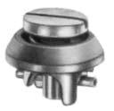 Typical applications are in electro-mechanical and electronic equipment. Quick installation without tools. Part no. example Knurled head for 3,3 mm to 4,6 mm grip range.