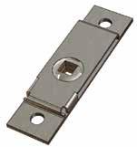 9/01528 Moulded slam latch, reversed knob 9/01529 Moulded slam latch, pulled knob fitment 9/01530 Moulded slam (no knob) Rotary Latch R5NGP Zinc Plated
