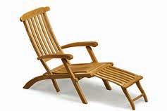 295,00 Columbus Sun Bed Columbus Sun Bed Steamer Deck Chair S1390650 Teak FSC 100% / SunTexture W