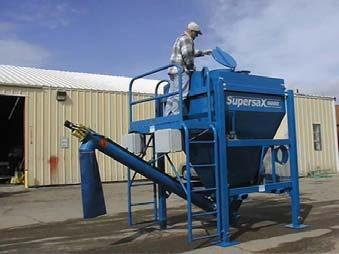 The design has many features that make the SupersaX silo system a must need in applications where simi-bulk or super sacked products are used.