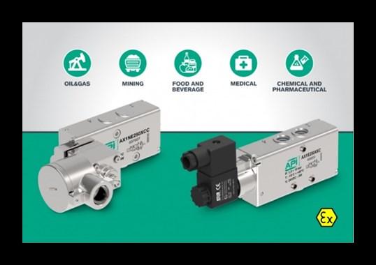 A.P.I. presents its new Stainless Steel spool valves Series AX1.
