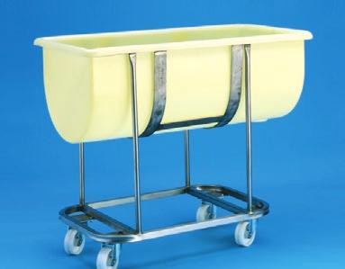 Drainage Plug option. The trough is available in five standard colours, Natural, Yellow, Red, Green and Blue.