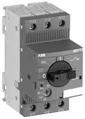 Type MS132 For applications up to 32A MS Series Suitable applications: Single motor, suitable as motor disconnect Group motor installation Tap conductor protection Combination motor controllers -