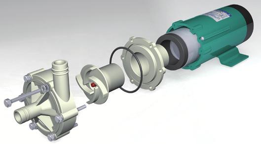 Front casing Hose or threaded connections can be selected according to application. Also union joints can be installed on threaded connection models.