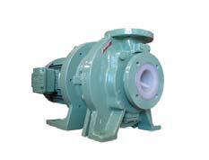 MTA PFA Lined ME ETFE & Kynar (PVDF) Magnatex Texel MTA Series sealless, mag-drive pumps feature a transfer molded, mechanically attached PFA lining that is thicker and more uniform than common