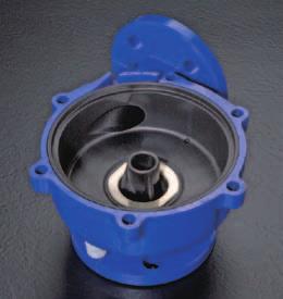 Therefore, a heat dispersion holes are included in the magnet capsule of MXM series pumps and these holes make flow circulation smooth under abnormal operation inside of the rear casing.