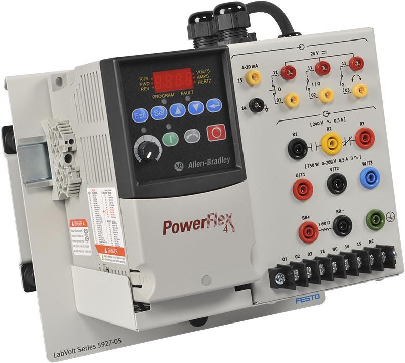 Rated Current Intended Location 15 A Installed on the Pumps Training System Equipment Description AC Drive 5927-00 The AC Drive is an industrial variable three-phase ac motor drive.