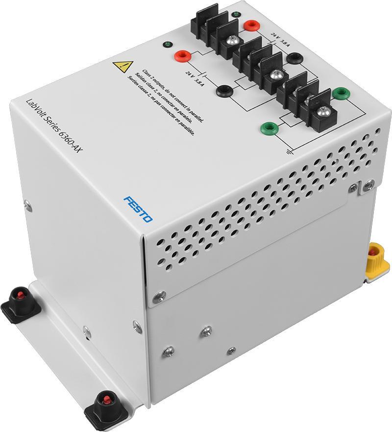 Optional Equipment Description DC Power Supply (Optional) 6360-A0 The DC Power Supply converts the ac line voltage into a 24 V dc voltage.