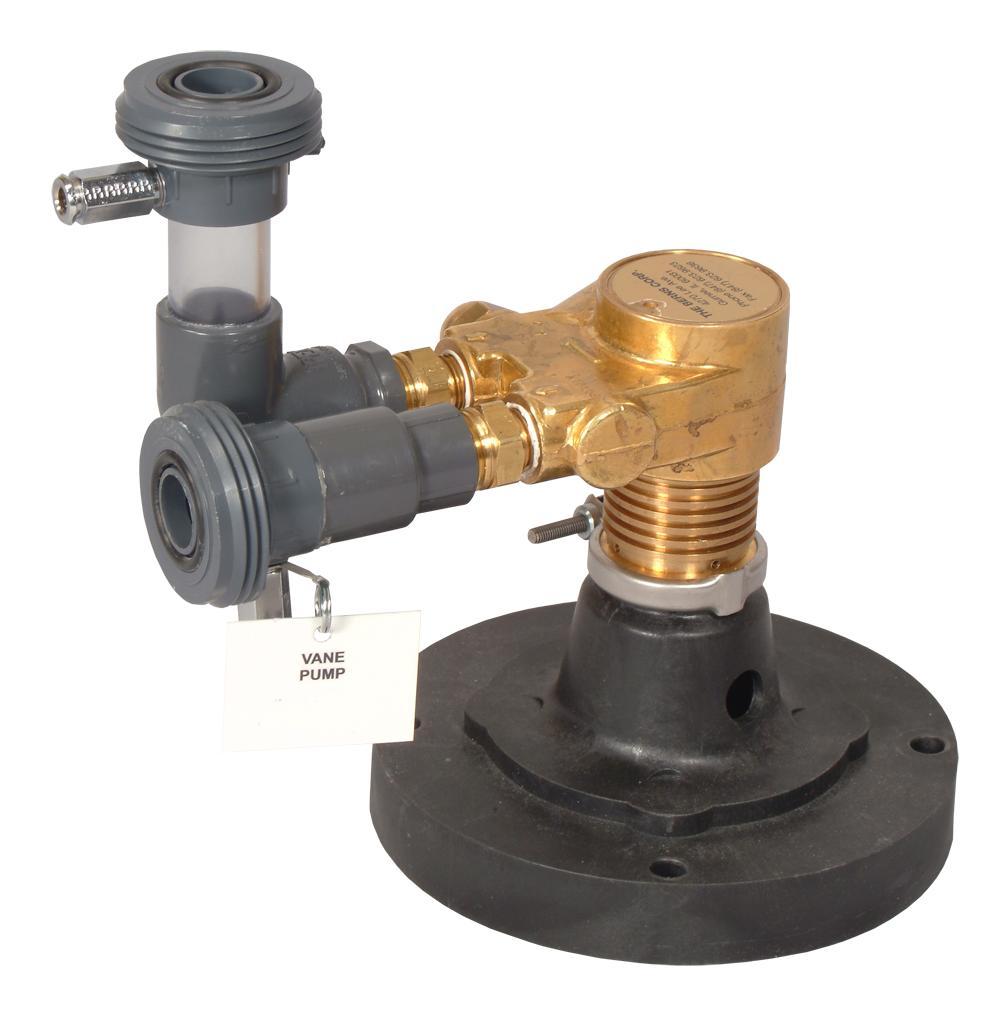 Vane Pump (Optional) 46711-10 The Vane Pump is used to study the characteristics of this type of pumps and the maintenance that they require.