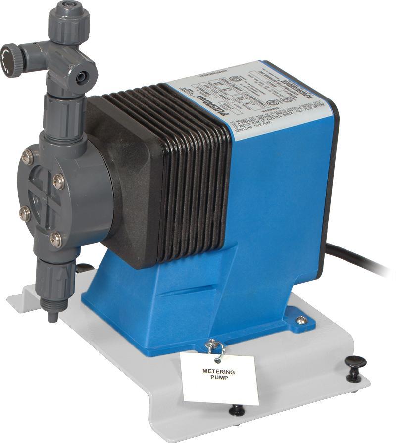 Metering Pump Add-On (Optional) 46716-00 The Metering Pump is used to study the characteristics of this type of pumps and the maintenance that they require.
