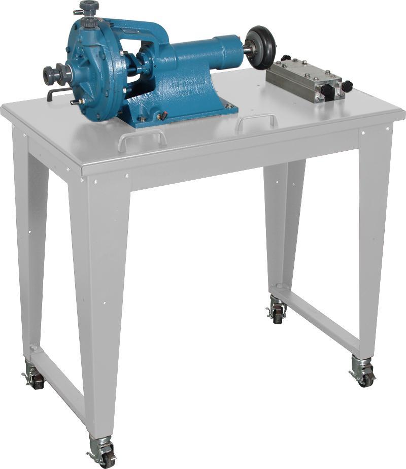 Stuffing-Box Centrifugal Pump (Optional) 46721-10 The Stuffing-Box Centrifugal Pump is used to study the characteristics of this type of pumps and the maintenance that they require.