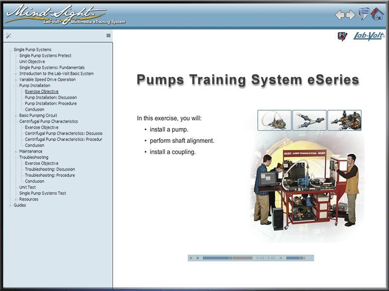 Pumps Training System - eseries (Optional) 46749-E0 This site-license course bundle is intended to be used in conjunction with the Pumps Training System, Series 46106.