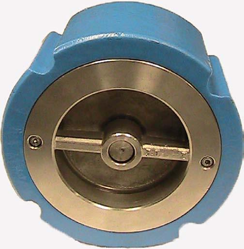 Scope of the Line: Compact Wafer-Silent Check Valve Series 720A Body: Disc: Seat: Rating: Ductile Iron Stainless Steel/EPDM Stainless Steel 250 psi Availability: 2" thru 12" Compact Wafer-Silent