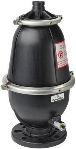 It is typically used for wastewater, rain water and industrial waste water (please consult us).