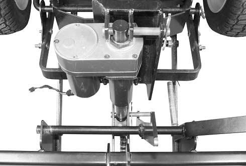 H L J X39335 6. nstall the lift unit: a. With the lift unit on a workbench, hold the upper unit with the motor, and rotate the lower shaft counterclockwise to almost full length. b.