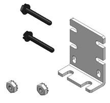 lead NOTES L-type bracket for inline valve mounting. Plug -port valve for -way use.