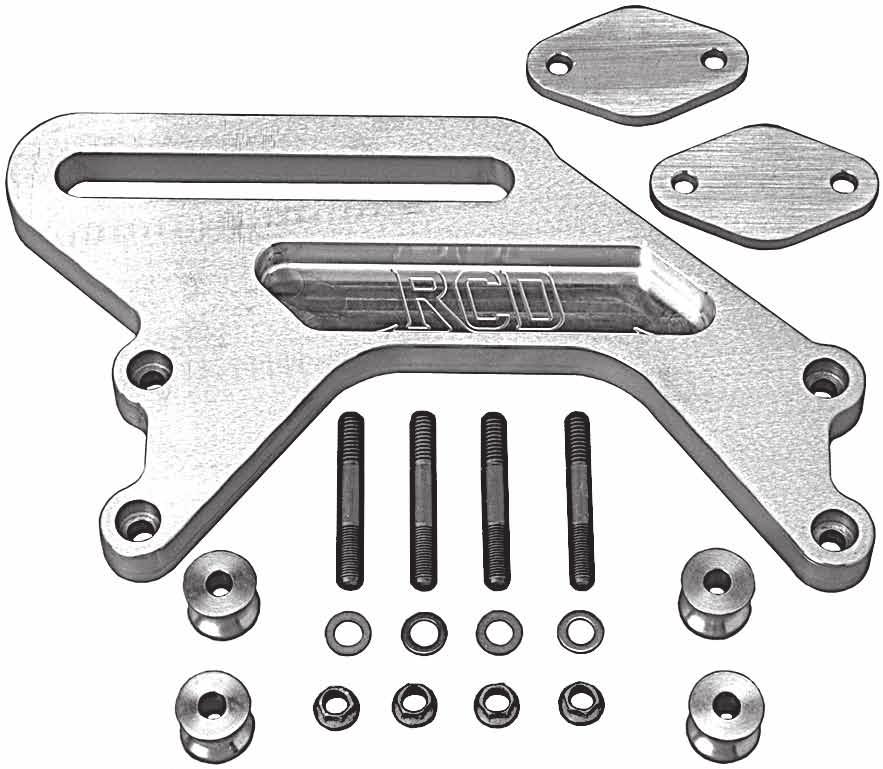 B-12 Idler Plates Big Block Chevy Idler Plate Fits all Big Block Chevy, KB, KB Olds, Rodeck and 481X. It is machined from 3/4 thick aluminum or magnesium plate.