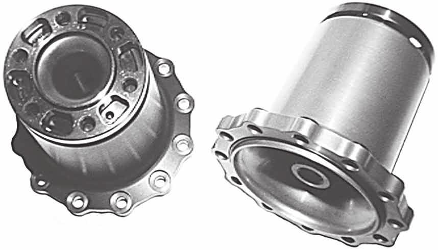 B-14 Blower Snouts RCD s blower snouts are available in aluminum magnesium coated to resist corrosion. All snout assemblies are complete with shaft, bearings, seal, lock rings, fasteners and O ring.