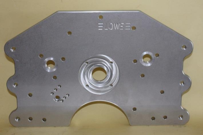 351W Ford Windsor (Fontana) Front plate only but plate has pump provisions and mount holes CNC machined billet alum-includes fuel pump mounting PN 39195-69470 List $ 525.00 + RDD $ 495.