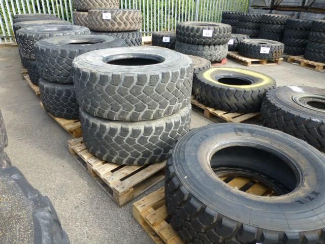 Tyres, Earth Moving Tyres, Industrial Tyres etc The Viewing days are Friday 19 July 8.30am to 5pm, Saturday 20 July 8.30am to 12 noon. Monday 22 July to Thursday 25 July 8.