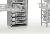 Trays and Dividers STORAGE AND PROTECTION - IDEALLY SUITED TO THE RIGOURS OF ANY BUSY HOSPITAL Extremely strong, robust and smooth Medstor trays and dividers Above all designed to protect their