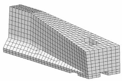 (a) Low-profile barrier model (b)