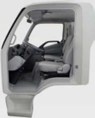 HINO DEIGNED THE INTERIOR CAB WITH THE DRIVER COMFORT IN MIND.