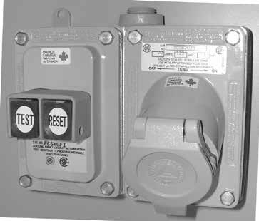 electrically-operated devices. Meets all CSA requirements for ground fault protection in hazardous locations. Well suited for use in highly corrosive atmospheres and wet locations.