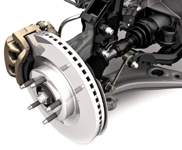 FRONT BRAKES Front Brake Pads: 1. Retract the piston. Do not pry in the caliper sight hole to retract the pistons as this can damage the pistons and boots.