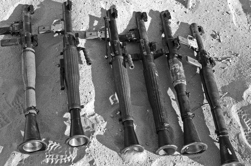 Small Arms for Urban Combat The terrorist s right hand, Soviet RPG-7 reusable launchers. These can fire an assortment of warheads, some out to over 1000 yards. This is likely the greatest threat to U.