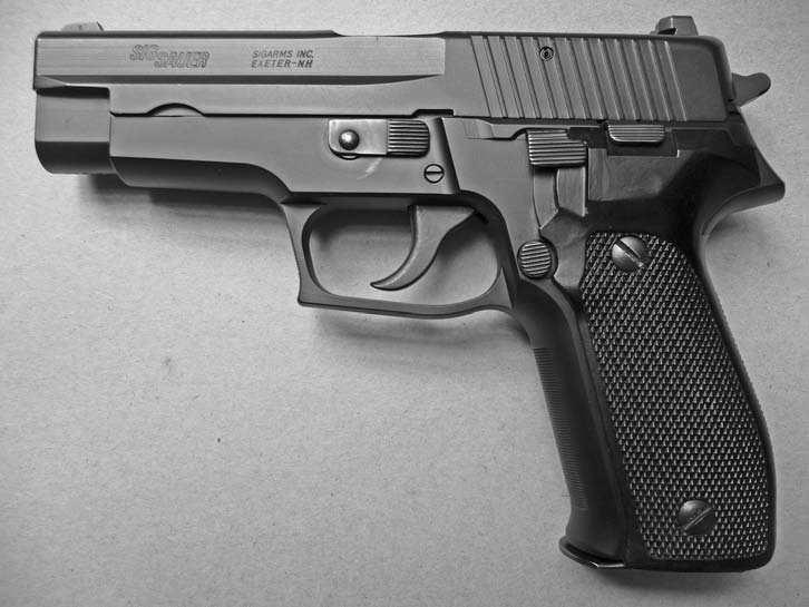 1. Handguns The tilting-block recoil system of the Beretta makes for a smooth operating pistol that shoots quite well in rapid fire, making for a top combat weapon.