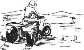 skill of sharp turns. Use this riding method for sharp turns: 1.