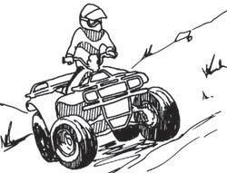 requires advanced ATV riding skills, as the terrain can be difficult and unpredictable.