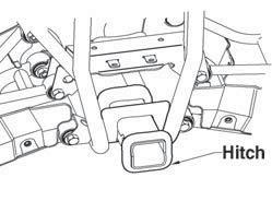 62 GENERAL INFORMATION 2. To remount the seat to the ATV, slide the front of the seat into the seat retainers and push down firmly on the rear of seat.