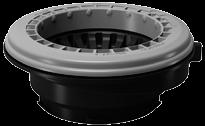 BDA-1127 B Composite bearing with integrated spring seat and top-mount interface Many