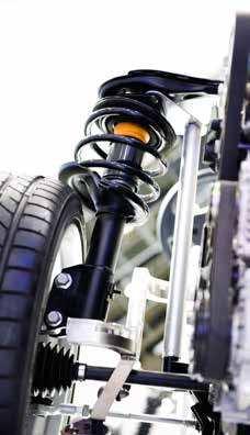 A vehicle suspension must: Carry the vehicle mass Ensure contact between the tyre and the road Isolate the chassis from the disturbances created by the interface between tyre and road Guide the wheel